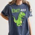 EMT Rex Paramedic Graduation Firefighter Women's Comfort Colors T-Shirt Denim