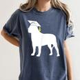 English Mastiff Graduation Dog Graduate Women's Comfort Colors T-Shirt Denim