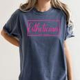 Esthetician Est 2025 Skin Care Specialist Graduation Women's Comfort Colors T-Shirt Denim