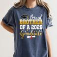 Family Graduation Party Proud Brother Of A 2026 Graduate Women's Comfort Colors T-Shirt Denim