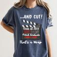 Finance Major Graduation Class Of 2022 Graduate Finance Women's Comfort Colors T-Shirt Denim