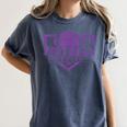Football Senior Night Football Senior 2025 Graduation 36 Women's Comfort Colors T-Shirt Denim