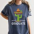 Fun High School College Graduate Humor Graduation Women's Comfort Colors T-Shirt Denim