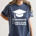 Funny Graduate Joke Mens Womens Graduation Gifts Women's Comfort Colors T-Shirt Denim