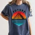 Future Archaeologist Pyramid Archaeology Student Graduation Women's Comfort Colors T-Shirt Denim