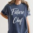 Future Chef Shirt Cute Graduation Grad Women's Comfort Colors T-Shirt Denim