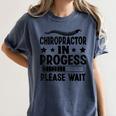 Future Chiropractor Graduation Chiropractic Student Graduate Women's Comfort Colors T-Shirt Denim