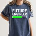 Future Engineer Loading Bar Cool Graduation Women's Comfort Colors T-Shirt Denim