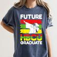 Future HBCU African American Gradute Graduation Women's Comfort Colors T-Shirt Denim