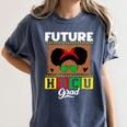 Future HBCU Grad HBCU Tomorrow Girl Graduation Kids Women's Comfort Colors T-Shirt Denim