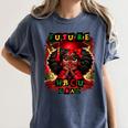 Future HBCU Grad History Girl Graduation HBCU Women's Comfort Colors T-Shirt Denim