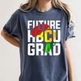 Future HBCU Graduate Afro Girls College Graduation Women's Comfort Colors T-Shirt Denim
