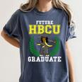 Future HBCU Graduation Shirt College Flossing Girl Tee Women's Comfort Colors T-Shirt Denim