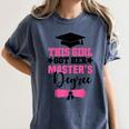 This Girl Got Her Masters Degree Graduation Mastered It 2024 Women's Comfort Colors T-Shirt Denim