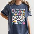 Goodbye 2nd Grade Graduation To 3rd Grade But First Summer Women's Comfort Colors T-Shirt Denim
