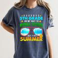Goodbye 5th Grade Graduation To 6th Grade Hello Summer Kids Women's Comfort Colors T-Shirt Denim