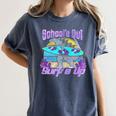 Goodbye School Hello Summer Last Day Of School Graduation Women's Comfort Colors T-Shirt Denim