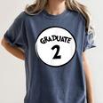 Graduate 2 Graduation Shirt Women's Comfort Colors T-Shirt Denim