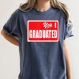 Graduate Class Of 2025 Senior Graduation End Of School Year Women's Comfort Colors T-Shirt Denim