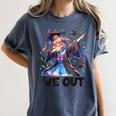 We Out Graduate Dabbing Anime Girl Grad Graduation Women's Comfort Colors T-Shirt Denim