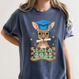 Graduate Kangaroo Class Of 2025 Kids Graduation Women's Comfort Colors T-Shirt Denim