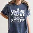 I Graduated College High School Graduation Senior Women's Comfort Colors T-Shirt Denim