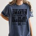 I Graduated Graduation Seniors Him Or Her Women's Comfort Colors T-Shirt Denim