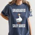 Graduated Silly Goose Student Graduation 2026 Grad Women's Comfort Colors T-Shirt Denim