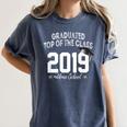 Graduated Top Of The Class 2019 Home School Graduation Shirt Women's Comfort Colors T-Shirt Denim