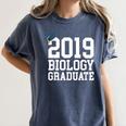 Graduation 2019 Biology Tshirt For Science Graduate Women's Comfort Colors T-Shirt Denim