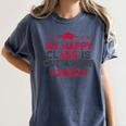 Graduation 2022 My Happy Class Is Outta Here Senior Women's Comfort Colors T-Shirt Denim
