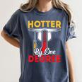 Graduation 2024 Hotter By One Degree Shirt Class Of 24 Women's Comfort Colors T-Shirt Denim
