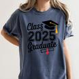 Graduation 2025 Senior 2025 Class Of 2025 Graduate Women's Comfort Colors T-Shirt Denim