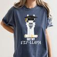 Graduation For Him & Her Got My Dip-Llama Women's Comfort Colors T-Shirt Denim