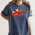 Graduation Bachelor Master Doctor PhD Study School Lobster Women's Comfort Colors T-Shirt Denim