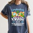 Graduation Cruise 2026 Making Memories Graduate Cruising Women's Comfort Colors T-Shirt Denim