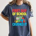 Graduation First Day Of School Crushed It Women's Comfort Colors T-Shirt Denim