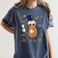 Graduation Flossing Peanut OIT Women's Comfort Colors T-Shirt Denim