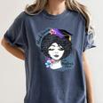Graduation Masters Degree Woman Queen Graduate 2025 Women's Comfort Colors T-Shirt Denim