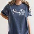 Graduation For New Vet Techs Established 2019 Women's Comfort Colors T-Shirt Denim