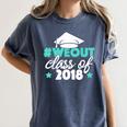 Graduation Shirt We Out Class Of 2018 Graduation Tee Women's Comfort Colors T-Shirt Denim