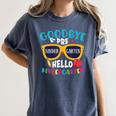 Graduation Shirt Goodbye PreK Hello Kindergarten School Women's Comfort Colors T-Shirt Denim