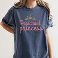 Graduation Shirt Graduate Tshirt Preschool Princess Women's Comfort Colors T-Shirt Denim