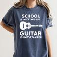 Graduation Shirt For Guitar Players & Band Member Women's Comfort Colors T-Shirt Denim