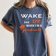 Graduation Shirt High School And College For Sleepy Graduate Women's Comfort Colors T-Shirt Denim