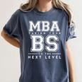 Graduation Shirt For Him Her MBA Next Level BS Women's Comfort Colors T-Shirt Denim