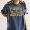 Gymnastics Senior Night Gymnastics Senior 2026 Graduation 25 Women's Comfort Colors T-Shirt Denim