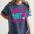 Happy Last Day Of Fifth 5th Grade Teacher Student Graduation Women's Comfort Colors T-Shirt Denim