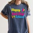 Happy Last Day Of School Graduation Teacher Students T-Shirt Women's Comfort Colors T-Shirt Denim