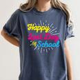 Happy Last Day Of School Graduation Teacher Students Women's Comfort Colors T-Shirt Denim